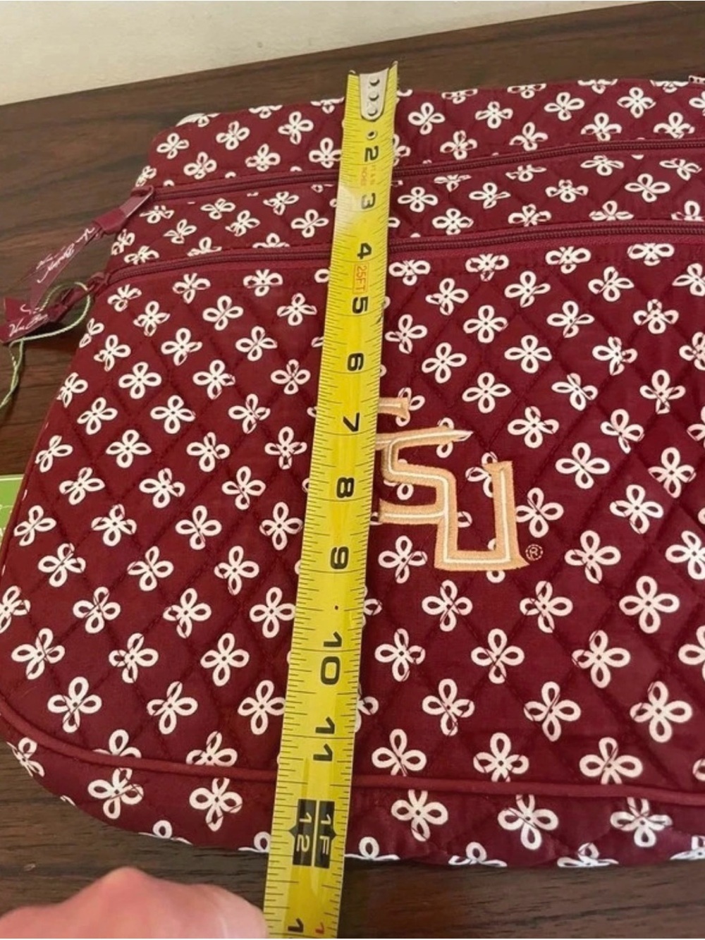 Vera Bradley FSU (Florida State University)triple zip hipster bag - Picture 9 of 10